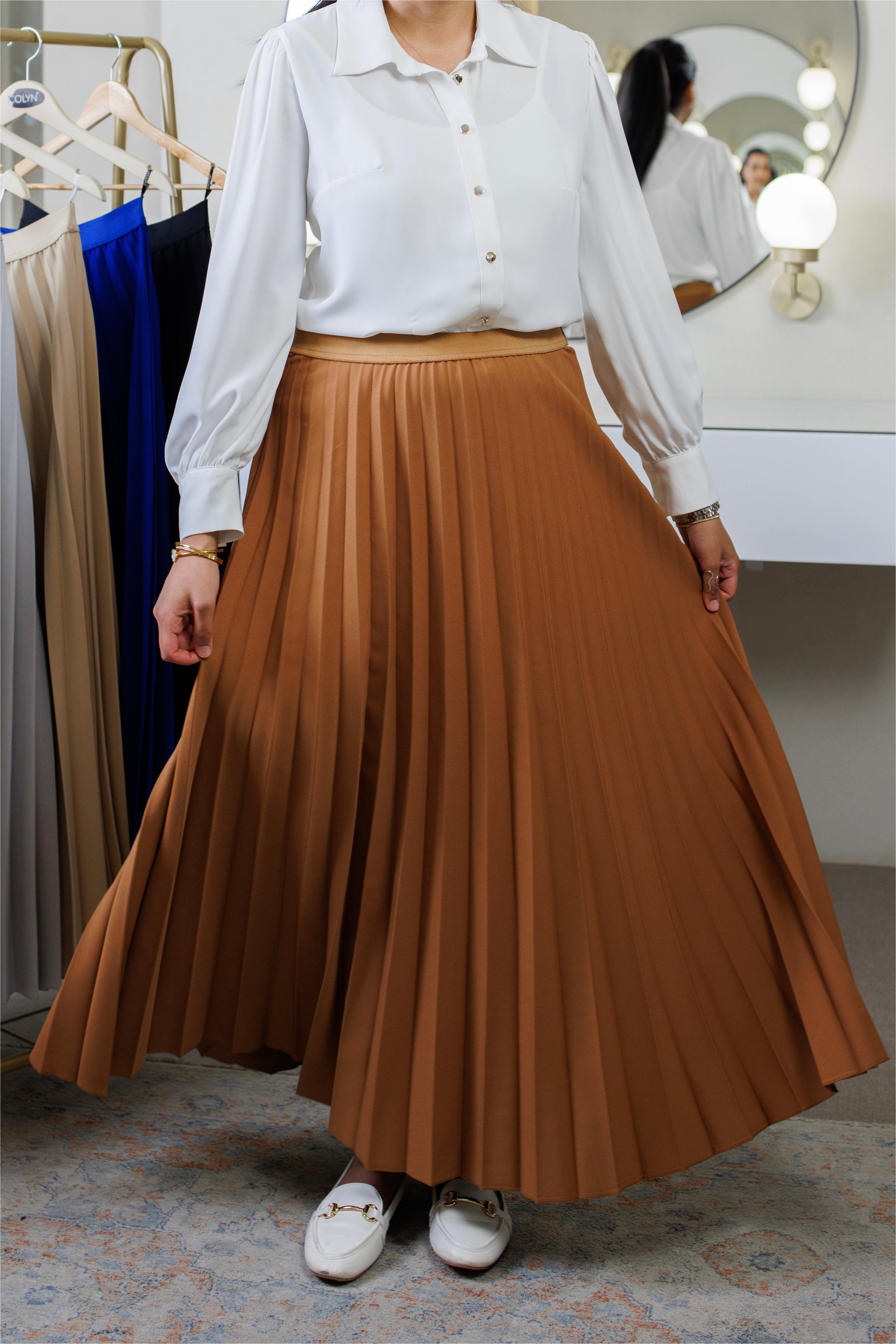 Flowy Pleated Skirt