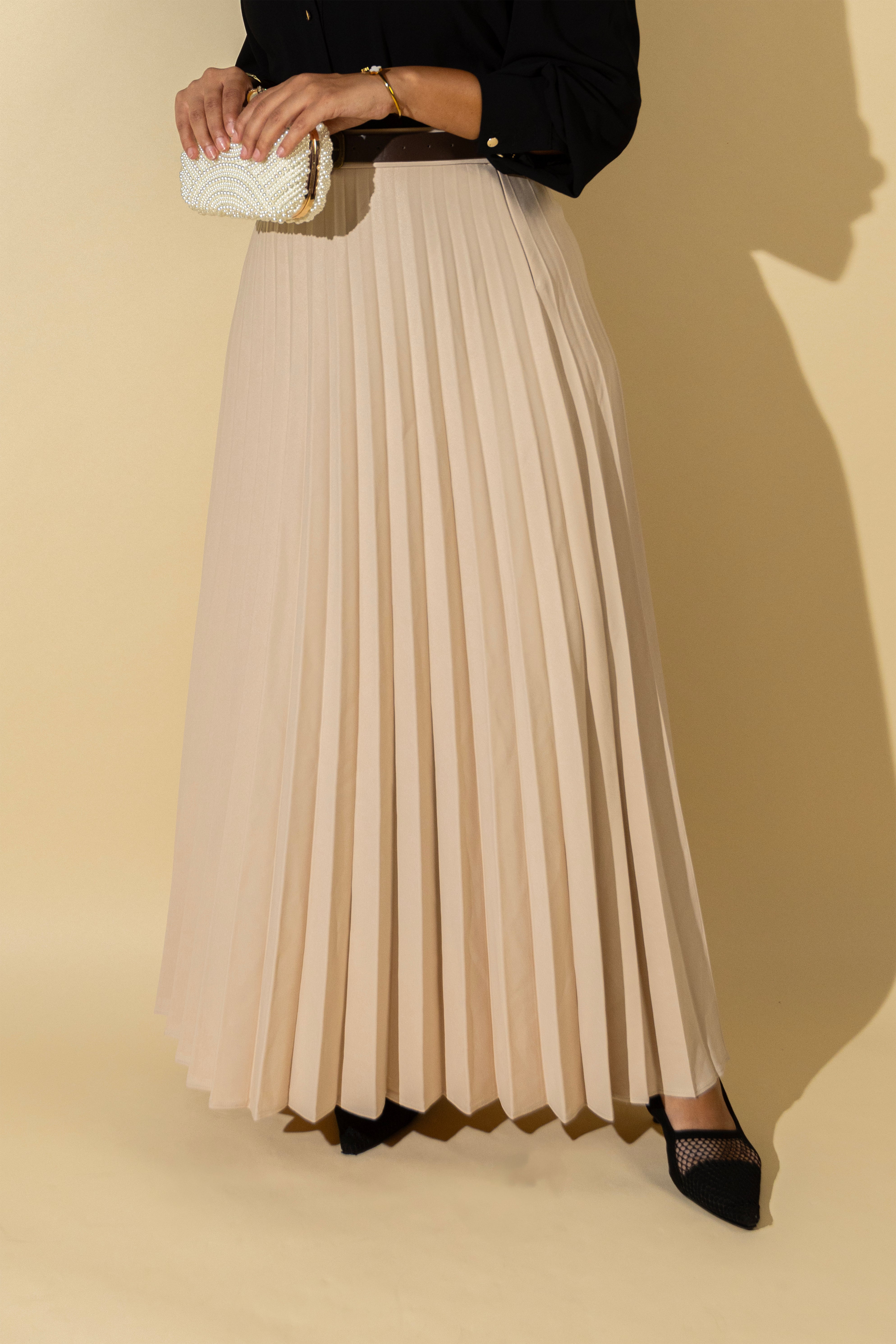 Flowy Pleated Skirt