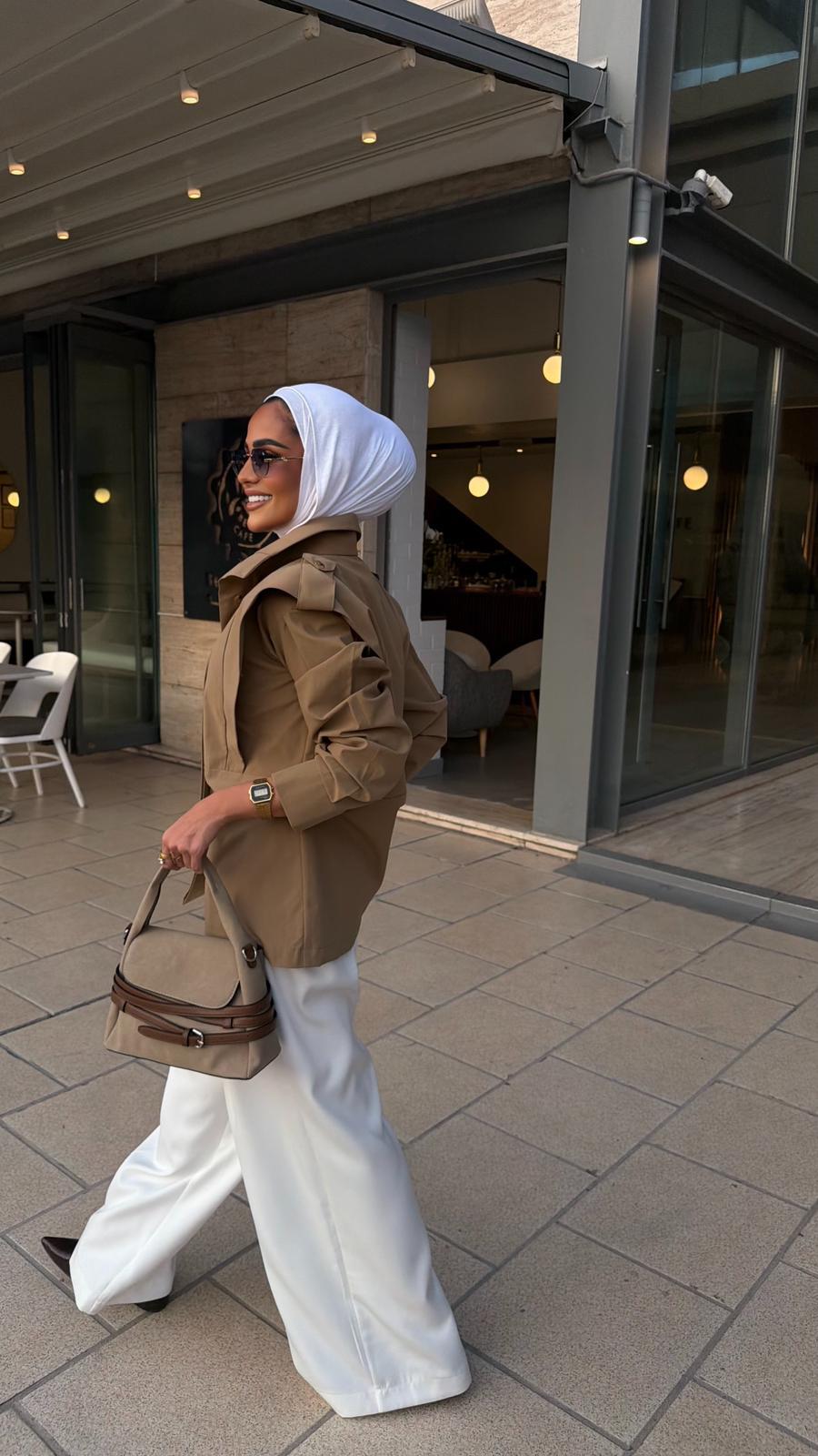 Signature Folded-Sleeve Blazer