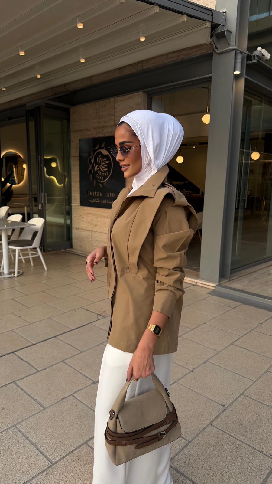 Signature Folded-Sleeve Blazer